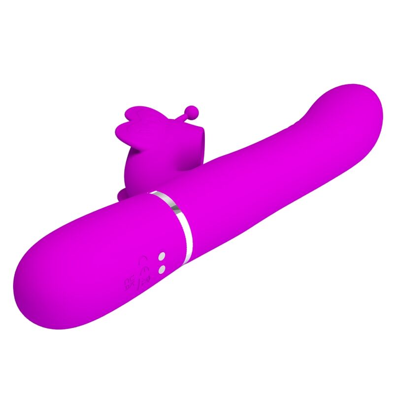 PRETTY LOVE - MULTIFUNCTION RABBIT VIBRATOR 4 IN 1 BUTTERFLY FUCHSIA 4 PRETTY LOVE - MULTIFUNCTION RABBIT VIBRATOR 4 IN 1 BUTTERFLY FUCHSIA - obrazek 4