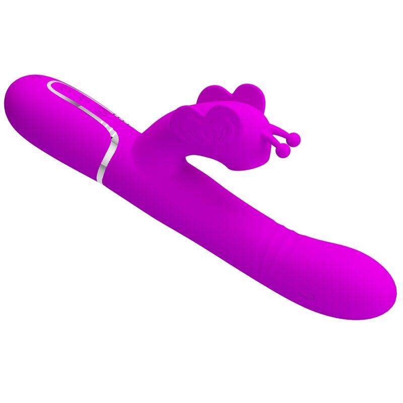 PRETTY LOVE - MULTIFUNCTION RABBIT VIBRATOR 4 IN 1 BUTTERFLY FUCHSIA 5 PRETTY LOVE - MULTIFUNCTION RABBIT VIBRATOR 4 IN 1 BUTTERFLY FUCHSIA - obrazek 5