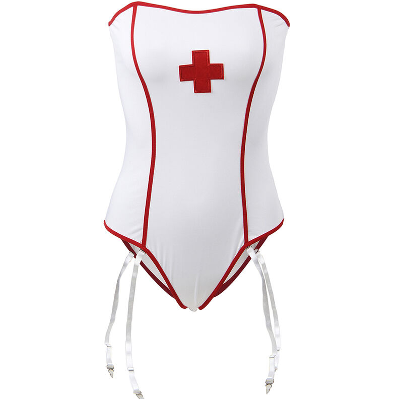 SUBBLIME - SEXY NURSE COSTUME WITH TEDDY S/M 4 SUBBLIME - SEXY NURSE COSTUME WITH TEDDY S/M - obrazek 4