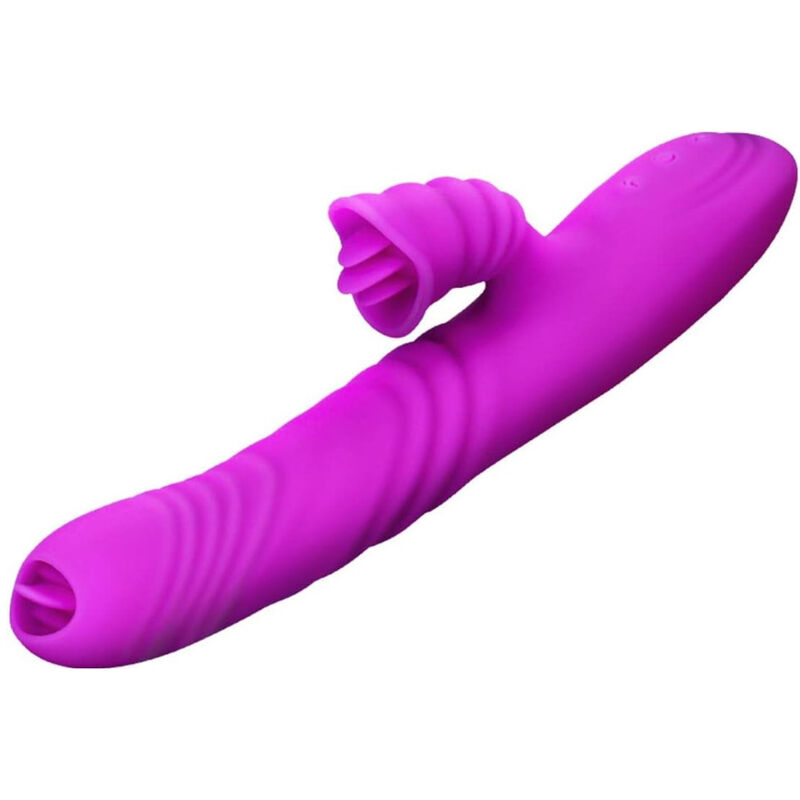 ARMONY - ANGELIA MULTIFUNCTION VIBRATOR DOUBLE TONGUE VIOLET HEAT EFFECT 2 ARMONY - ANGELIA MULTIFUNCTION VIBRATOR DOUBLE TONGUE VIOLET HEAT EFFECT - obrazek 2