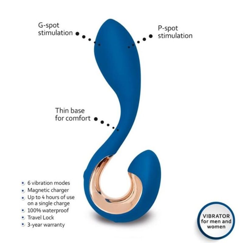 G-VIBE - GPOP 2 G AND P POINT VIBRATOR INDIGO BLUE 4 G-VIBE - GPOP 2 G AND P POINT VIBRATOR INDIGO BLUE - obrazek 4
