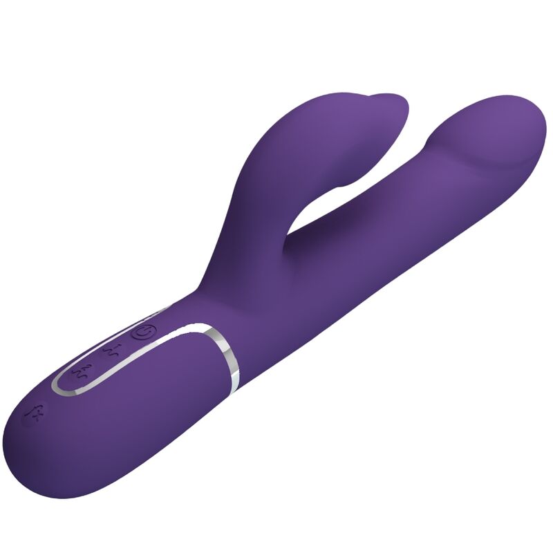 PRETTY LOVE - ZALIN RABBIT VIBRATOR PEARLS 4 IN 1 PURPLE 4 PRETTY LOVE - ZALIN RABBIT VIBRATOR PEARLS 4 IN 1 PURPLE - obrazek 4