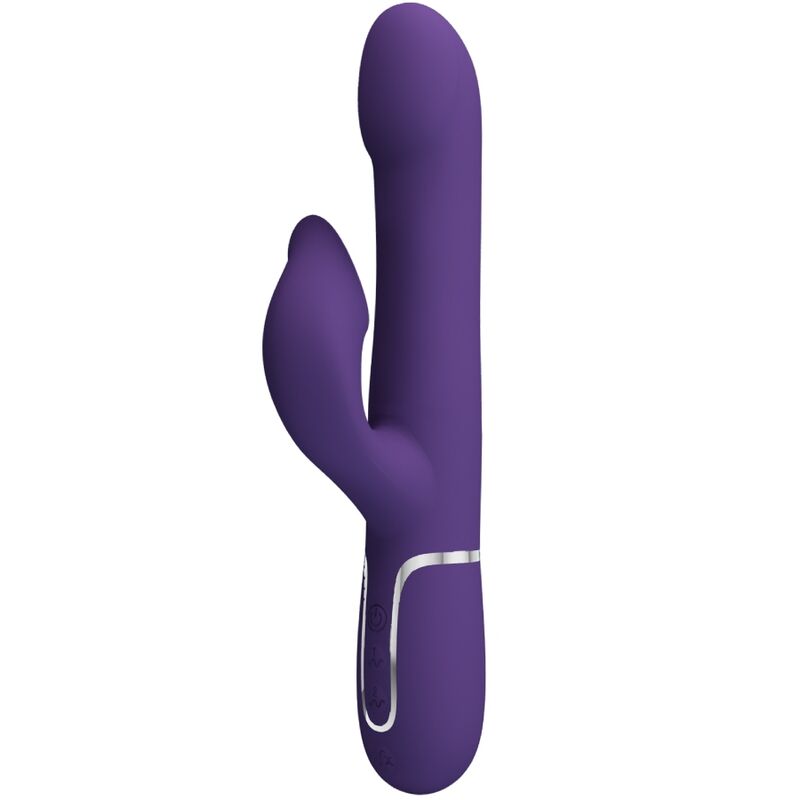 PRETTY LOVE - ZALIN RABBIT VIBRATOR PEARLS 4 IN 1 PURPLE 2 PRETTY LOVE - ZALIN RABBIT VIBRATOR PEARLS 4 IN 1 PURPLE - obrazek 2