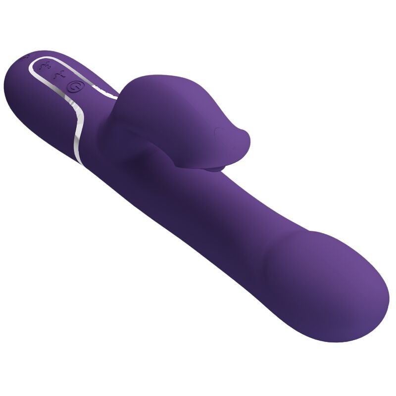 PRETTY LOVE - ZALIN RABBIT VIBRATOR PEARLS 4 IN 1 PURPLE 5 PRETTY LOVE - ZALIN RABBIT VIBRATOR PEARLS 4 IN 1 PURPLE - obrazek 5