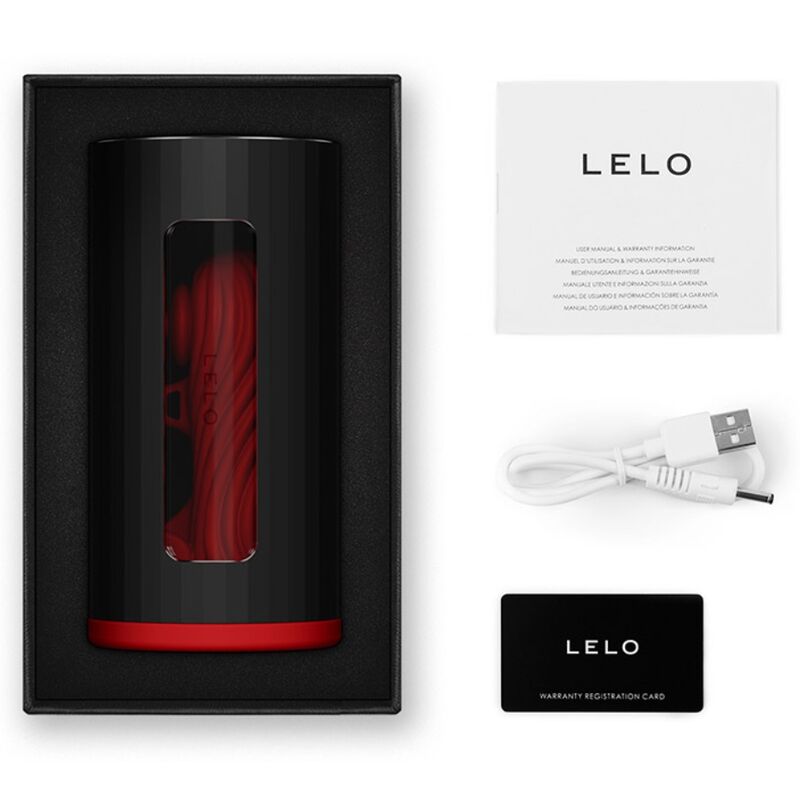 LELO - F1S V3 MALE MASTURBATOR RED 4 LELO - F1S V3 MALE MASTURBATOR RED - obrazek 4