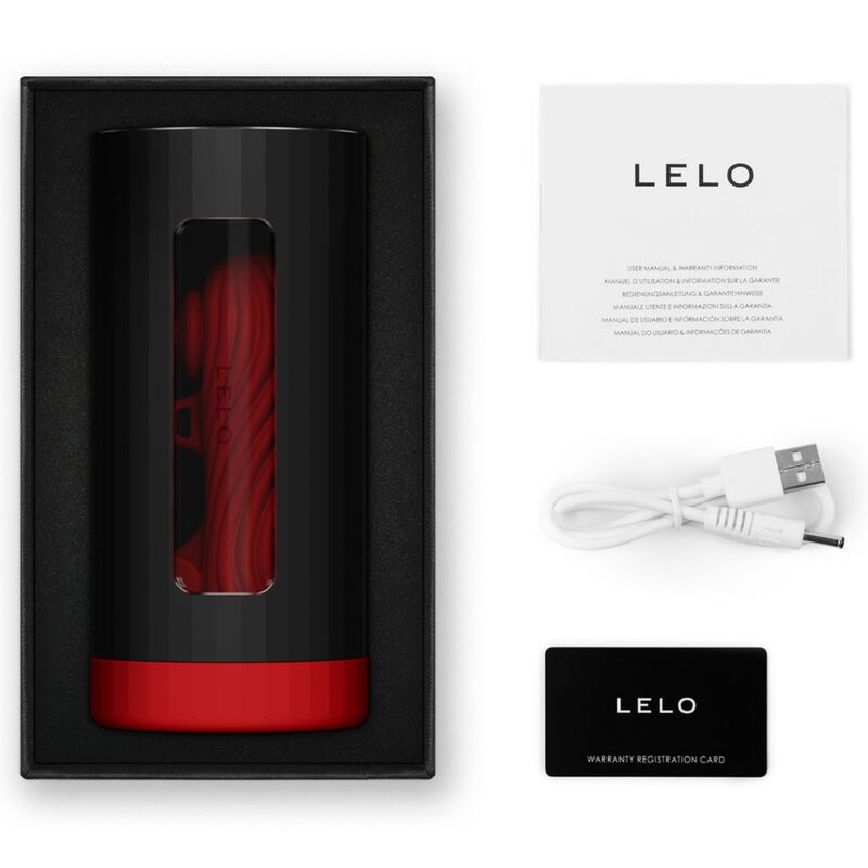 LELO - F1S V3 MALE MASTURBATOR RED XL 3 LELO - F1S V3 MALE MASTURBATOR RED XL - obrazek 3