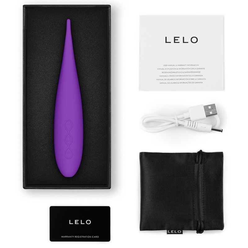 LELO - DOT TRAVEL CLITORIS STIMULATOR PURPLE 4 LELO - DOT TRAVEL CLITORIS STIMULATOR PURPLE - obrazek 4