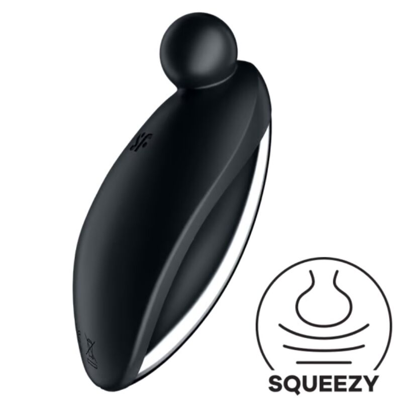 SATISFYER - SPOT ON 2 LAY-ON VIBRATOR BLACK 3 SATISFYER - SPOT ON 2 LAY-ON VIBRATOR BLACK - obrazek 3