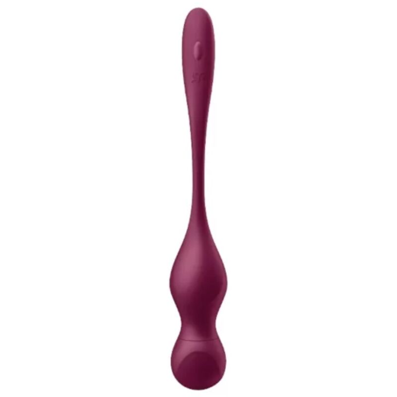 SATISFYER - LOVE BIRDS VARY VIBRATING BALLS FREE APP WINE RED 2 SATISFYER - LOVE BIRDS VARY VIBRATING BALLS FREE APP WINE RED - obrazek 2