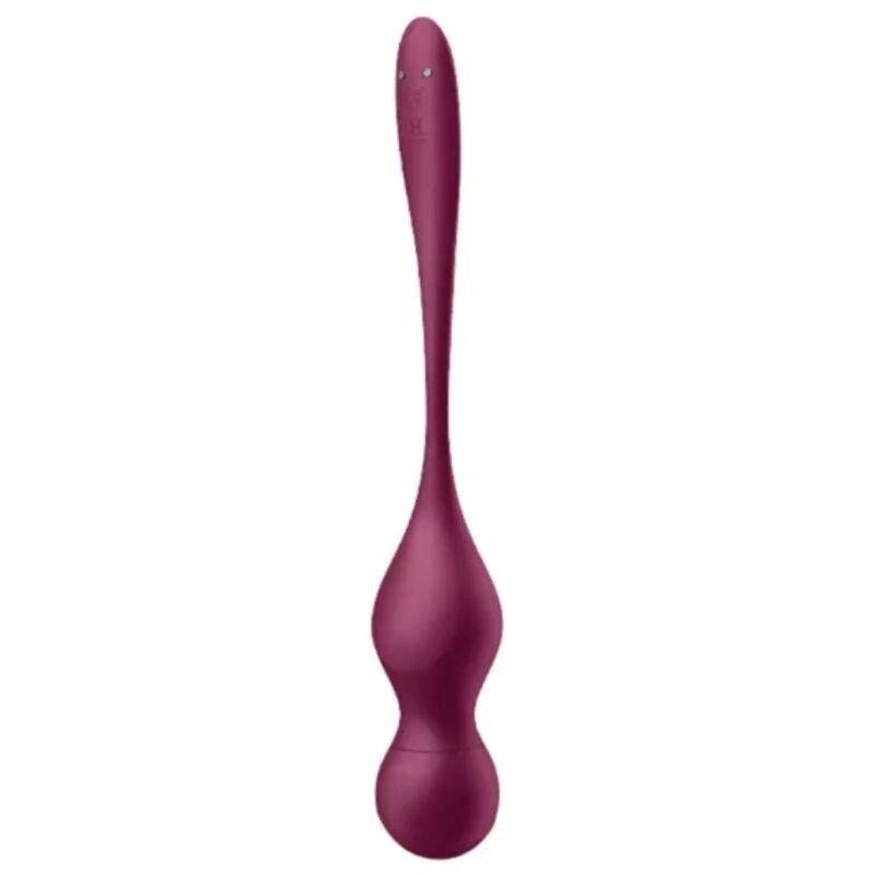 SATISFYER - LOVE BIRDS VARY VIBRATING BALLS FREE APP WINE RED 3 SATISFYER - LOVE BIRDS VARY VIBRATING BALLS FREE APP WINE RED - obrazek 3