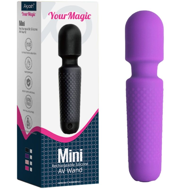 ARMONY - YOUR MAGIC MASSAGER VIBRATOR RECHARGEABLE 10 VIBRATIONS WAND DOTS PURPLE 5 ARMONY - YOUR MAGIC MASSAGER VIBRATOR RECHARGEABLE 10 VIBRATIONS WAND DOTS PURPLE - obrazek 5