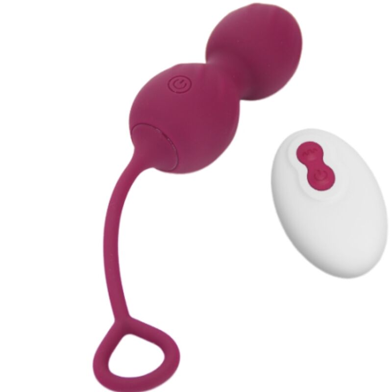 ARMONY - BLOSSOMS VAGINAL DUMBBELL VIBRATION REMOTE CONTROL 10 VIBRATIONS DARK RED 2 ARMONY - BLOSSOMS VAGINAL DUMBBELL VIBRATION REMOTE CONTROL 10 VIBRATIONS DARK RED - obrazek 2