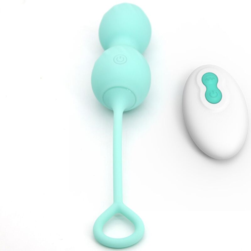ARMONY - BLOSSOMS VAGINAL DUMBBELL VIBRATION REMOTE CONTROL 10 VIBRATIONS GREEN 3 ARMONY - BLOSSOMS VAGINAL DUMBBELL VIBRATION REMOTE CONTROL 10 VIBRATIONS GREEN - obrazek 3