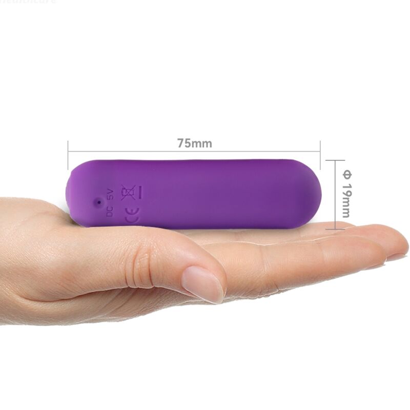 ARMONY - SPLASH HAHA VIBRATOR BULLET SILICONE 10 VIBRATIONS 75 X 19 CM PURPLE 3 ARMONY - SPLASH HAHA VIBRATOR BULLET SILICONE 10 VIBRATIONS 75 X 19 CM PURPLE - obrazek 3