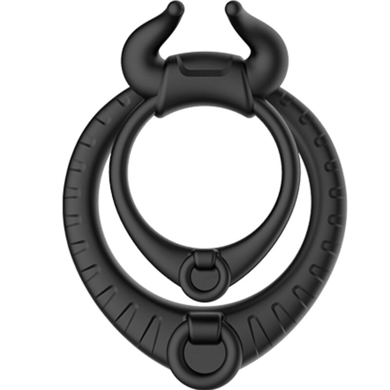 ARMONY - BULLS PASION RING BLACK 2 ARMONY - BULLS PASION RING BLACK - obrazek 2