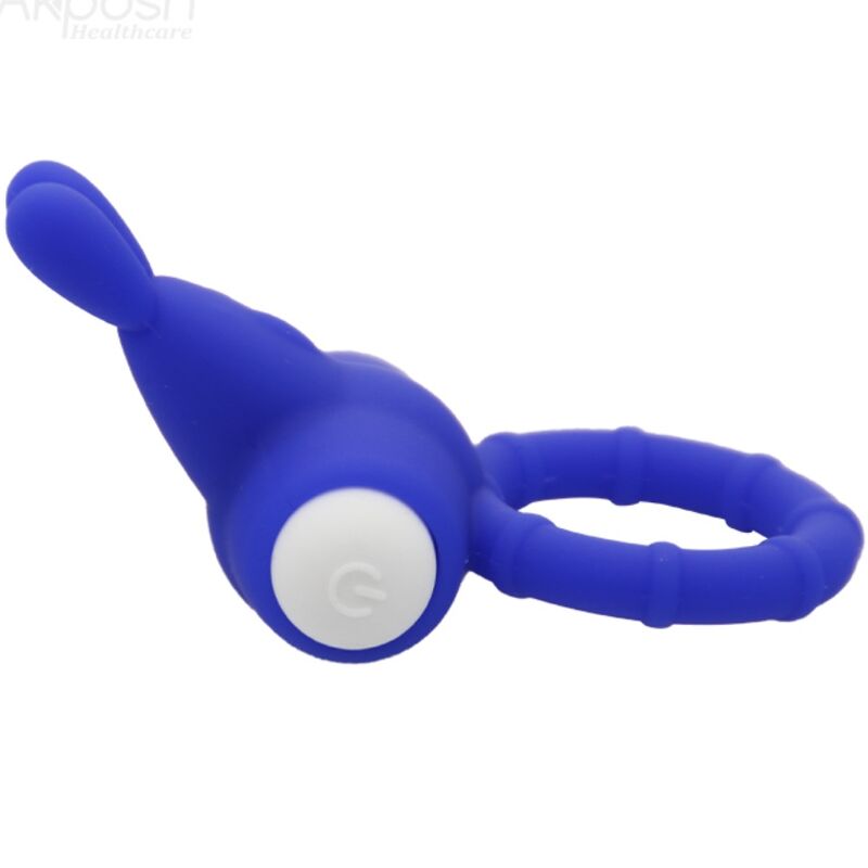 ARMONY - MS BUNNY VIBRATOR RING SILICONE BLUE 2 ARMONY - MS BUNNY VIBRATOR RING SILICONE BLUE - obrazek 2