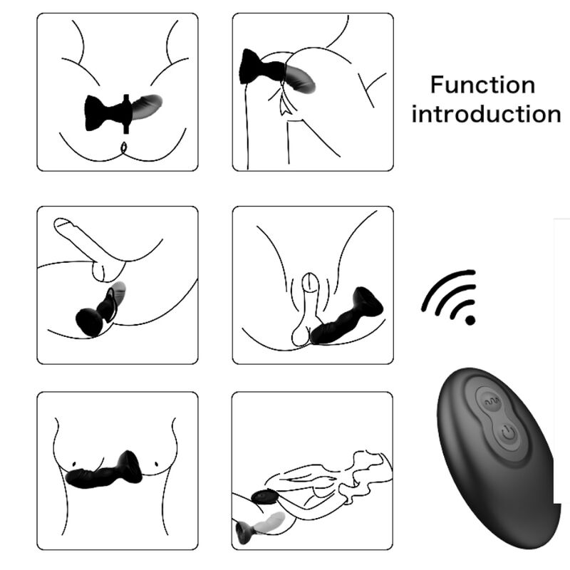 ARMONY - EXTREME A BLOOM ROSE VIBRATOR ANAL PLUG REMOTE CONTROL BLACK 5 ARMONY - EXTREME A BLOOM ROSE VIBRATOR ANAL PLUG REMOTE CONTROL BLACK - obrazek 5