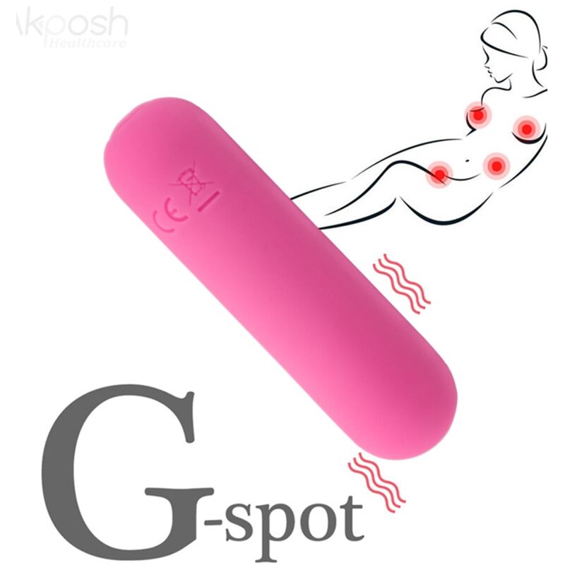 ARMONY - SPLASH HAHA VIBRATOR BULLET SILICONE 10 VIBRATIONS 75 X 19 CM PINK 5 ARMONY - SPLASH HAHA VIBRATOR BULLET SILICONE 10 VIBRATIONS 75 X 19 CM PINK - obrazek 5