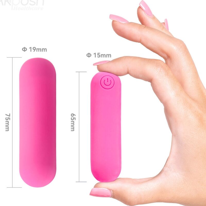 ARMONY - SPLASH HAHA VIBRATOR BULLET SILICONE 10 VIBRATIONS 75 X 19 CM PINK 4 ARMONY - SPLASH HAHA VIBRATOR BULLET SILICONE 10 VIBRATIONS 75 X 19 CM PINK - obrazek 4