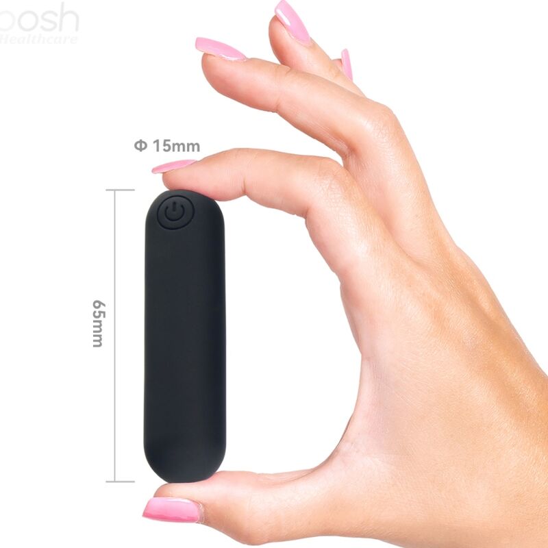 ARMONY - SPLASH JOLINE VIBRATOR BULLET SILICONE REMOTE CONTROL 10 VIBRATIONS 65 X 15 CM BLACK 3 ARMONY - SPLASH JOLINE VIBRATOR BULLET SILICONE REMOTE CONTROL 10 VIBRATIONS 65 X 15 CM BLACK - obrazek 3