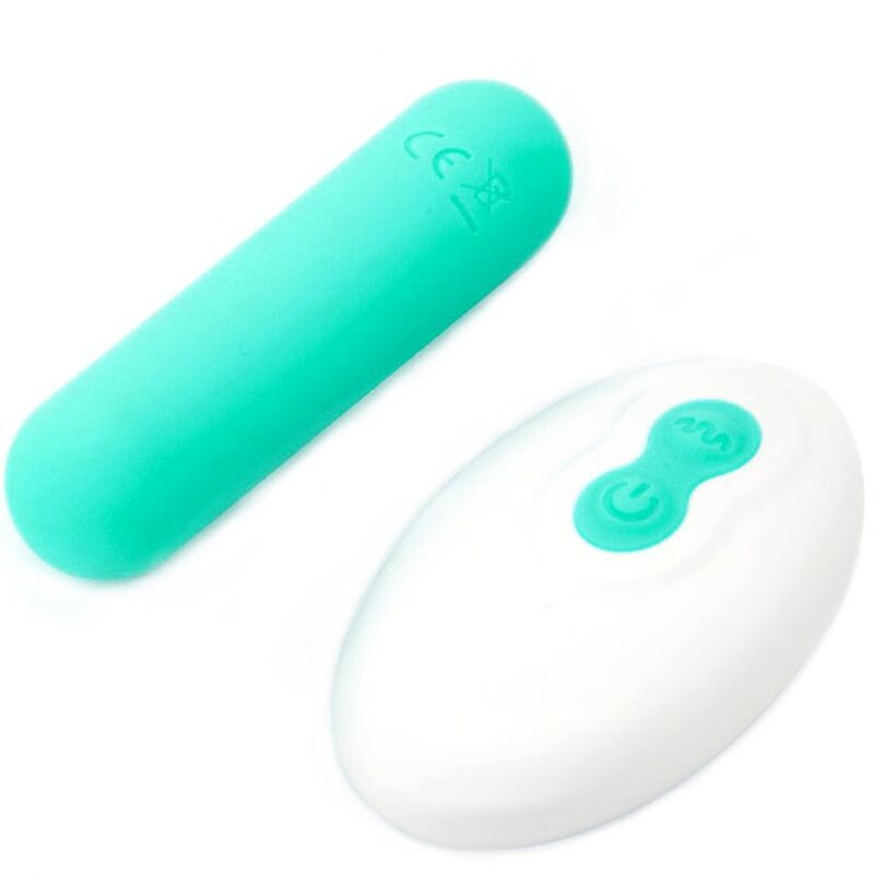 ARMONY - SPLASH JOLINE VIBRATOR BULLET SILICONE REMOTE CONTROL 10 VIBRATIONS 65 X 15 CM GREEN 2 ARMONY - SPLASH JOLINE VIBRATOR BULLET SILICONE REMOTE CONTROL 10 VIBRATIONS 65 X 15 CM GREEN - obrazek 2