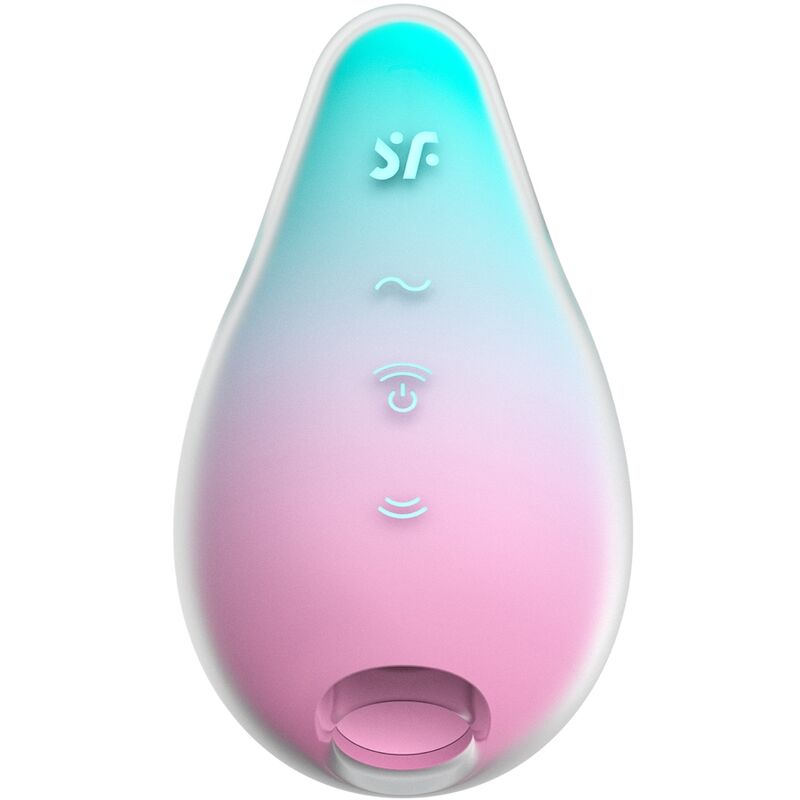 SATISFYER - MERMAID VIBES STIMULATOR VIBRATOR MINT AND PINK 2 SATISFYER - MERMAID VIBES STIMULATOR VIBRATOR MINT AND PINK - obrazek 2