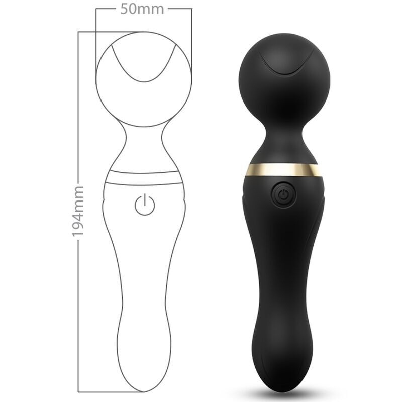 ARMONY - FREEZA MASSAGER VIBRATOR SUPER FLEXIBLE HEAD BLACK 2 ARMONY - FREEZA MASSAGER VIBRATOR SUPER FLEXIBLE HEAD BLACK - obrazek 2