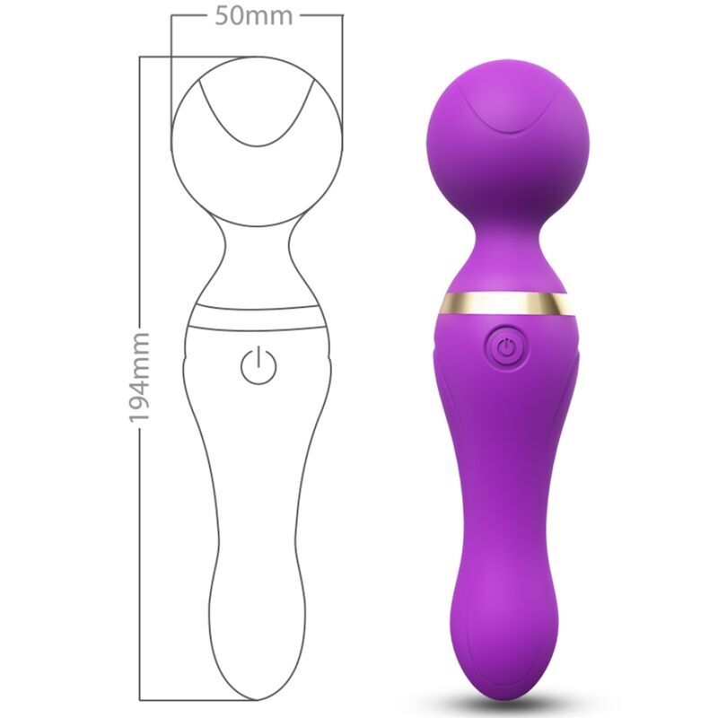 ARMONY - FREEZA MASSAGER VIBRATOR SUPER FLEXIBLE HEAD PURPLE 2 ARMONY - FREEZA MASSAGER VIBRATOR SUPER FLEXIBLE HEAD PURPLE - obrazek 2