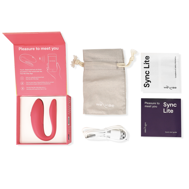 WE-VIBE - SYNC LITE CLITORIS STIMULATOR PINK 5 WE-VIBE - SYNC LITE CLITORIS STIMULATOR PINK - obrazek 5