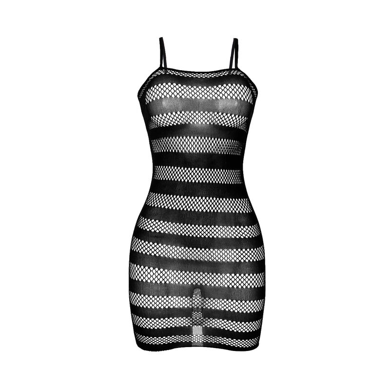 SUBBLIME - 951733 FISHNET DRESS WITH BLACK STRIPES ONE SIZE 5 SUBBLIME - 951733 FISHNET DRESS WITH BLACK STRIPES ONE SIZE - obrazek 5