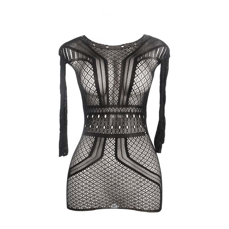 SUBBLIME - 951931 SHORT FISHNET DRESS WITH BARE BACK ONE SIZE 4 SUBBLIME - 951931 SHORT FISHNET DRESS WITH BARE BACK ONE SIZE - obrazek 4