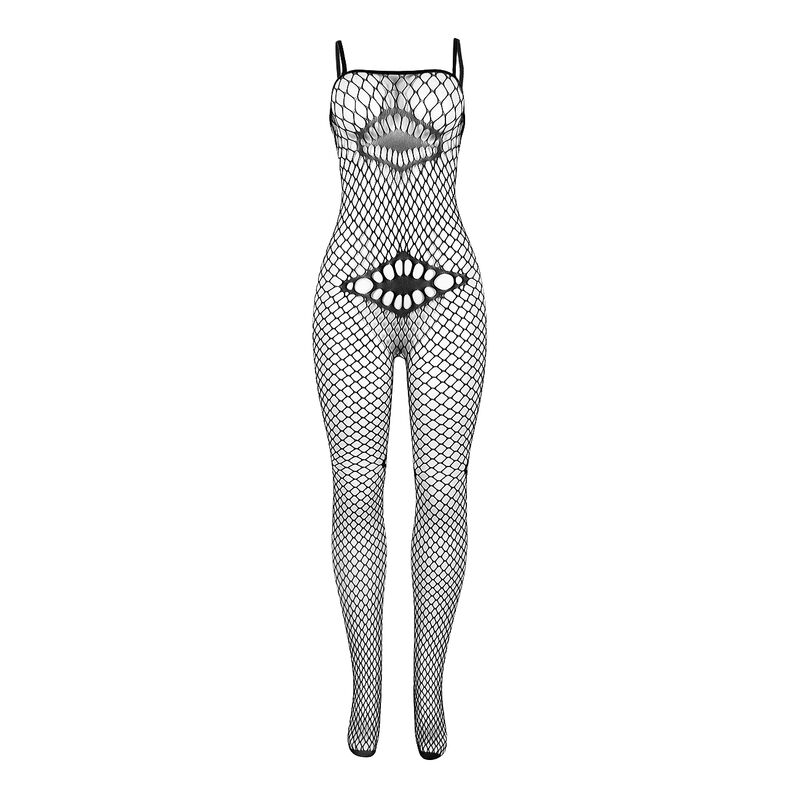 SUBBLIME - 952112 FISHNET BODYSTOCKING WITH DETAILS ON THE CHEST AND BELLY BLACK ONE SIZE 4 SUBBLIME - 952112 FISHNET BODYSTOCKING WITH DETAILS ON THE CHEST AND BELLY BLACK ONE SIZE - obrazek 4