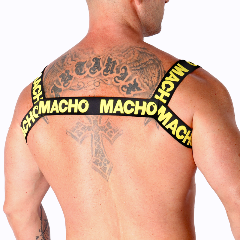 MACHO - DOUBLE YELLOW HARNESS 3 MACHO - DOUBLE YELLOW HARNESS - obrazek 3