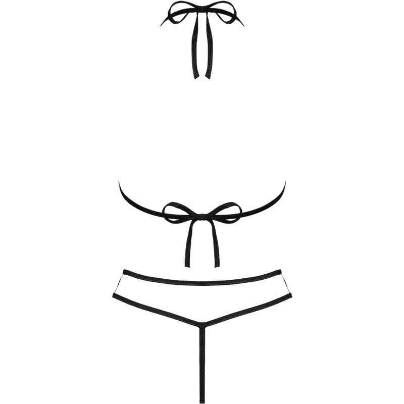 LIVCO CORSETTI FASHION - JIMENA LC 20216 BRA + THONG BLACK ONE SIZE 4 LIVCO CORSETTI FASHION - JIMENA LC 20216 BRA + THONG BLACK ONE SIZE - obrazek 4