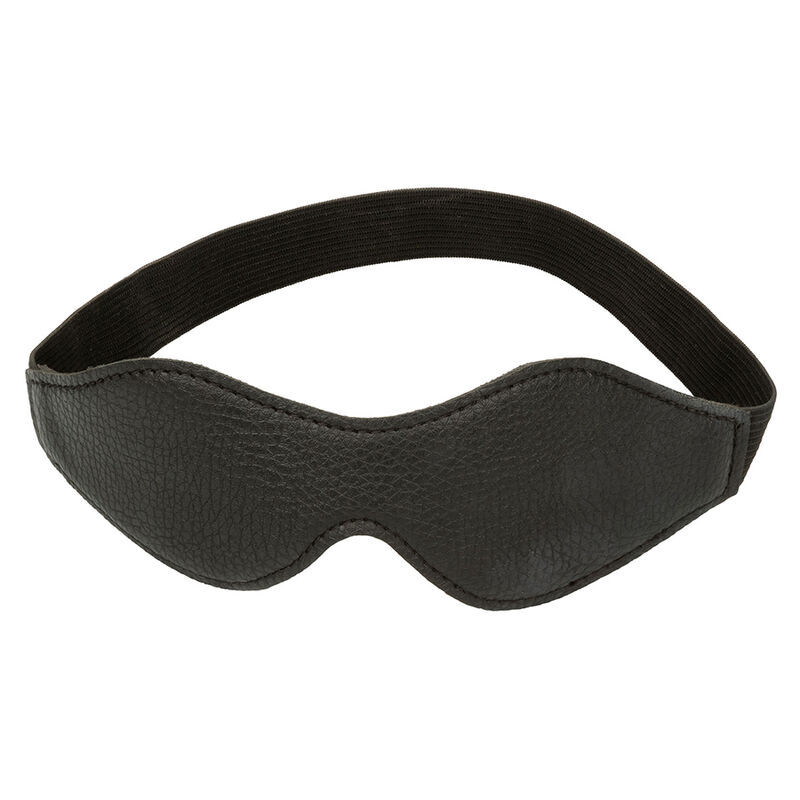 CALEXOTICS - NOCTURNAL EYE MASK PVC LEATHER BLACK 2 CALEXOTICS - NOCTURNAL EYE MASK PVC LEATHER BLACK - obrazek 2