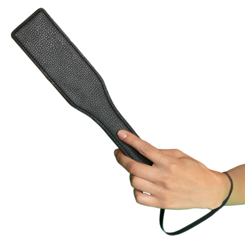 CALEXOTICS - NOCTURNAL PADDLE LEATHER BLACK 4 CALEXOTICS - NOCTURNAL PADDLE LEATHER BLACK - obrazek 4