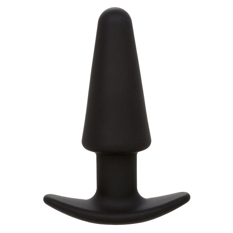 CALEXOTICS - ROCK BOTTOM TAPERED ANAL PLUG 10 VIBRACIONES SILICONE BLACK 2 CALEXOTICS - ROCK BOTTOM TAPERED ANAL PLUG 10 VIBRACIONES SILICONE BLACK - obrazek 2