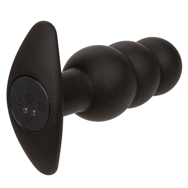 CALEXOTICS - ROCK BOTTOM BEADED ANAL PLUG 10 VIBRATIONS SILICONE BLACK 4 CALEXOTICS - ROCK BOTTOM BEADED ANAL PLUG 10 VIBRATIONS SILICONE BLACK - obrazek 4