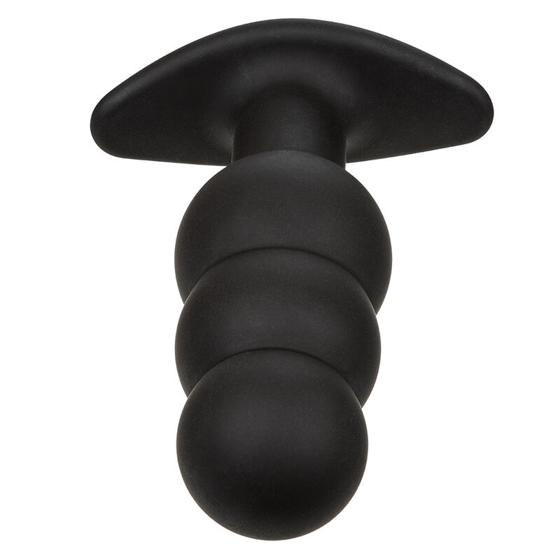 CALEXOTICS - ROCK BOTTOM BEADED ANAL PLUG 10 VIBRATIONS SILICONE BLACK 5 CALEXOTICS - ROCK BOTTOM BEADED ANAL PLUG 10 VIBRATIONS SILICONE BLACK - obrazek 5
