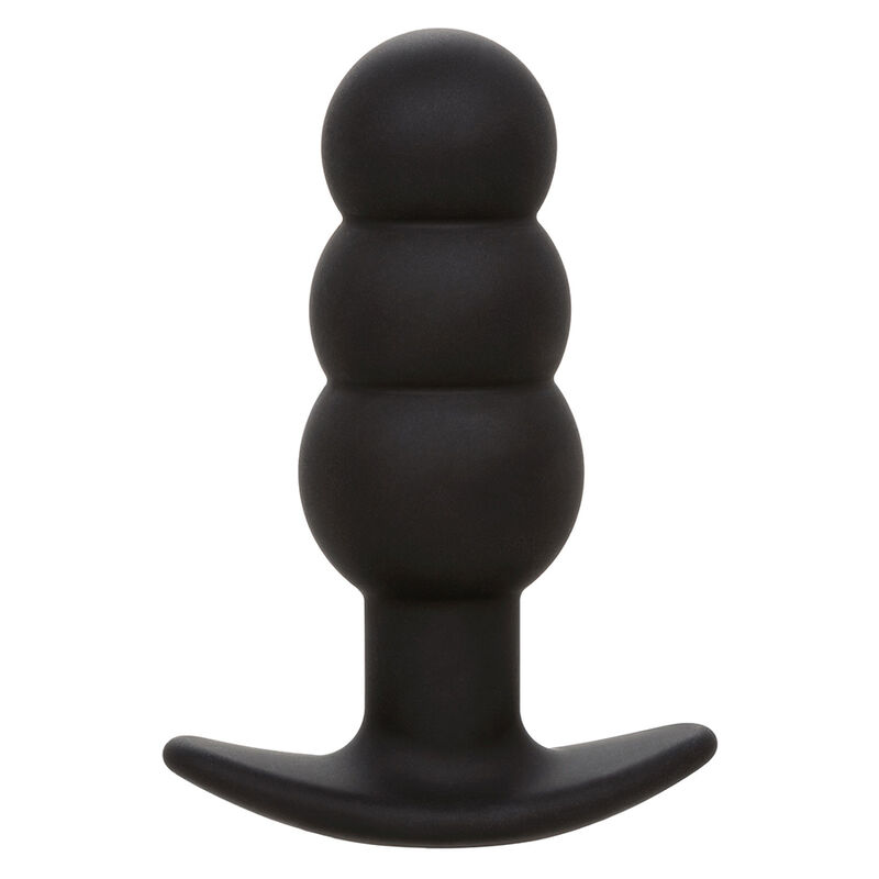 CALEXOTICS - ROCK BOTTOM BEADED ANAL PLUG 10 VIBRATIONS SILICONE BLACK 3 CALEXOTICS - ROCK BOTTOM BEADED ANAL PLUG 10 VIBRATIONS SILICONE BLACK - obrazek 3