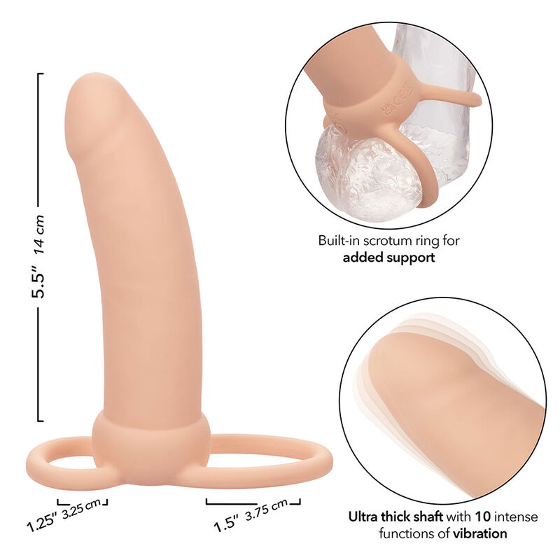 CALEXOTICS - MAXX THICK DUAL PENETRATOR 10 VIBRATIONS FLESH 4 CALEXOTICS - MAXX THICK DUAL PENETRATOR 10 VIBRATIONS FLESH - obrazek 4