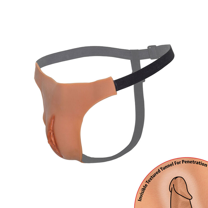 HIDDEN DESIRE - ALTER EGO ADJUSTABLE OPEN VAGINA STRING FLESH 5 HIDDEN DESIRE - ALTER EGO ADJUSTABLE OPEN VAGINA STRING FLESH - obrazek 5