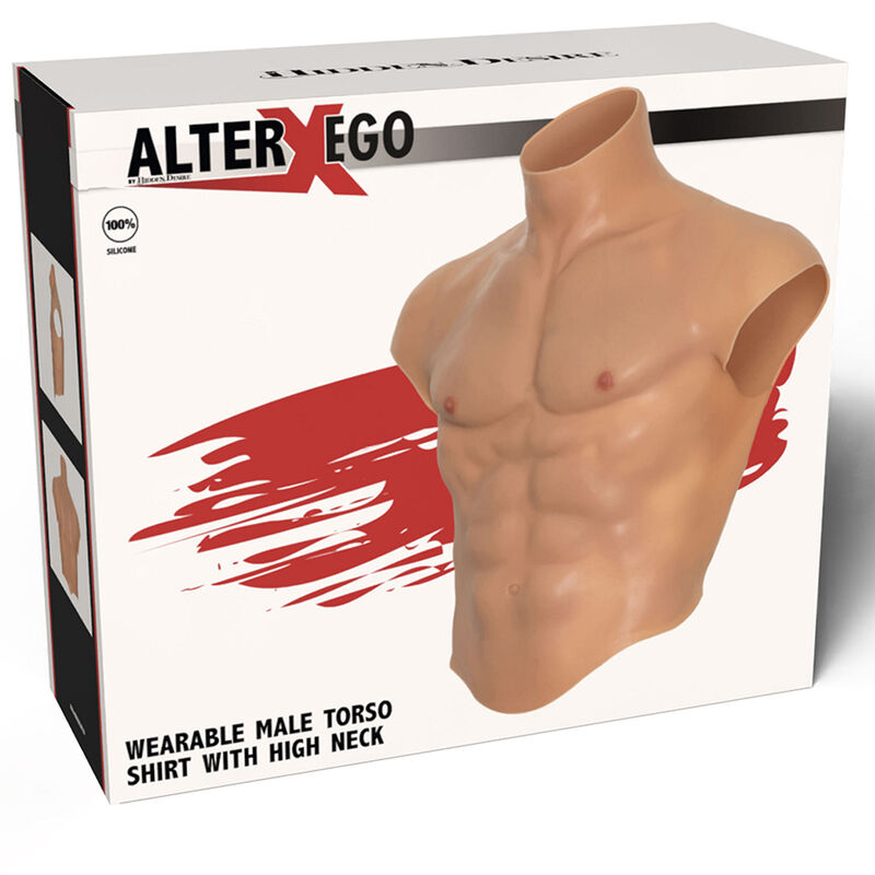 HIDDEN DESIRE - ALTER EGO SILICONE MALE TORSO SHIRT WITH ABS FLESH 5 HIDDEN DESIRE - ALTER EGO SILICONE MALE TORSO SHIRT WITH ABS FLESH - obrazek 5