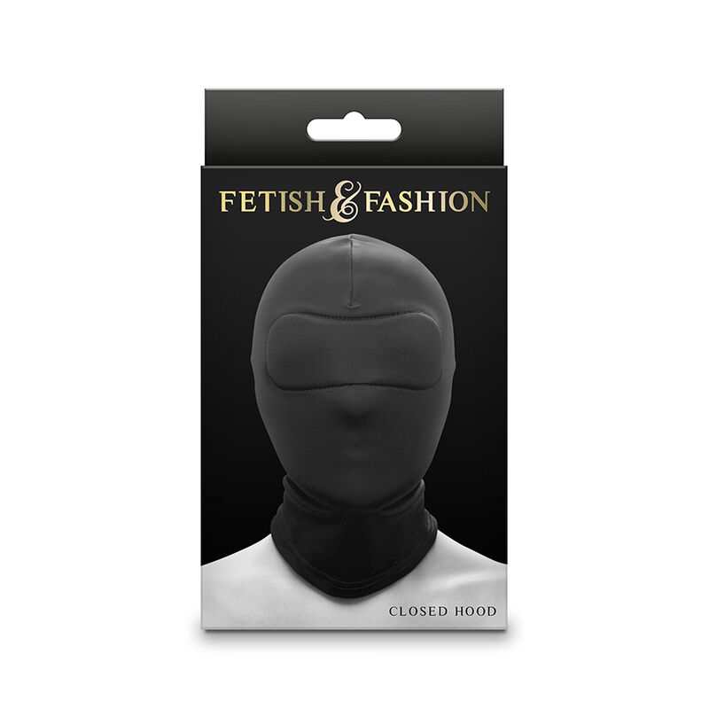 NS NOVELTIES - FETISH FASHION CLOSED HOOD NYLON BLACK 2 NS NOVELTIES - FETISH FASHION CLOSED HOOD NYLON BLACK - obrazek 2