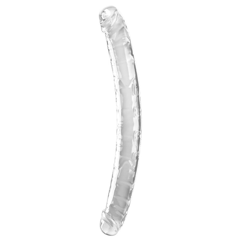 KING COCK - DOUBLE TROUBLE DOUBLE DILDO 46 CM CLEAR 3 KING COCK - DOUBLE TROUBLE DOUBLE DILDO 46 CM CLEAR - obrazek 3