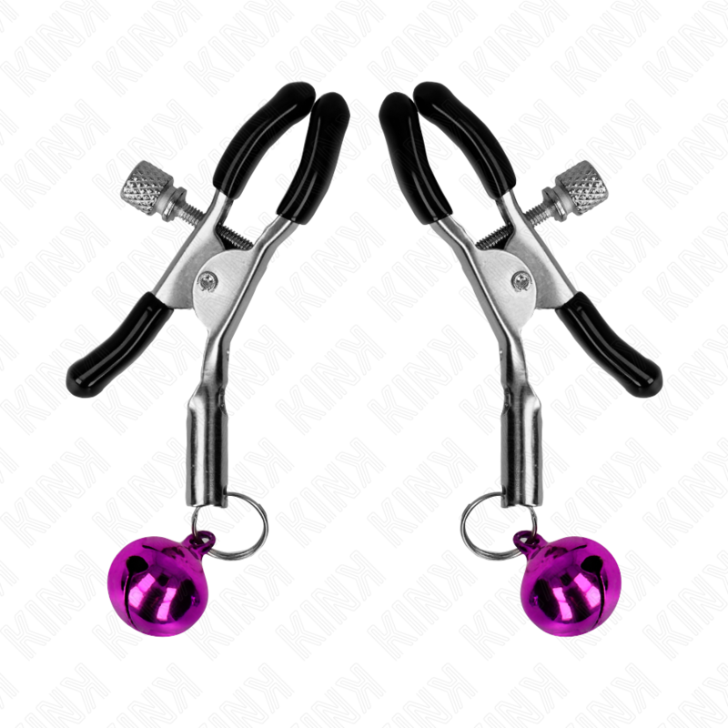 KINK - PURPLE SINGLE BELL NIPPLE CLAMP 6 CM 2 KINK - PURPLE SINGLE BELL NIPPLE CLAMP 6 CM - obrazek 2