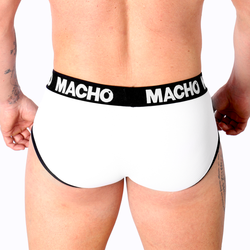 MACHO - MS30BL SLIP WHITE S 3 MACHO - MS30BL SLIP WHITE S - obrazek 3