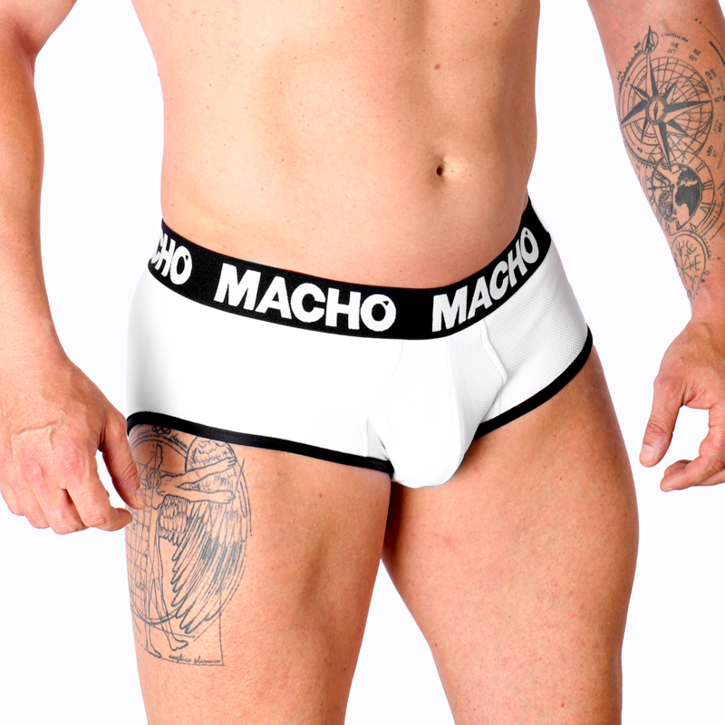 MACHO - MS30BL SLIP WHITE S 2 MACHO - MS30BL SLIP WHITE S - obrazek 2