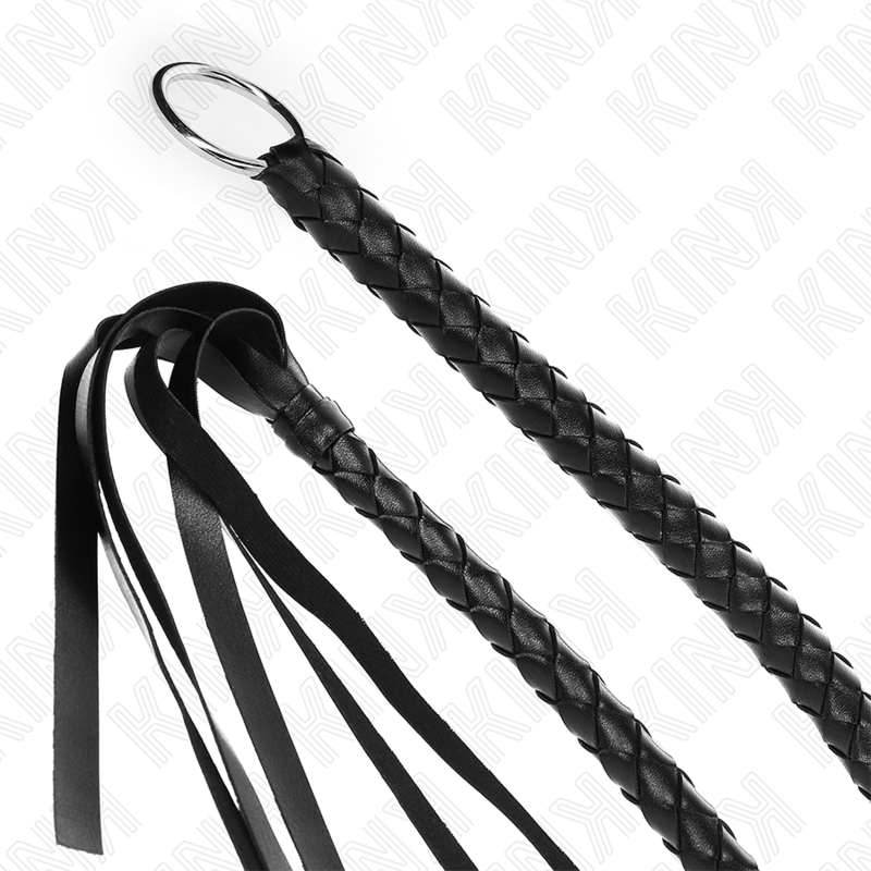 KINK - SNAKE WHIP WITH BLACK HAND RING 65 CM 4 KINK - SNAKE WHIP WITH BLACK HAND RING 65 CM - obrazek 4