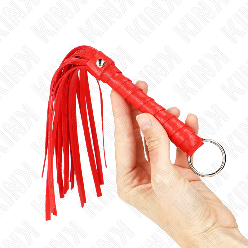 KINK - SIMPLE MINI RED WHIP 28 CM 2 KINK - SIMPLE MINI RED WHIP 28 CM - obrazek 2